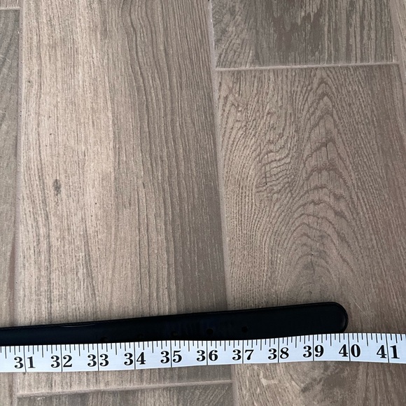 COACH Leather Belt Brass Buckle Women's 1" Wide Size Large Classic 90s Era Vibe - Picture 11 of 11